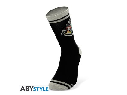 harry potter socks black grey hogwarts