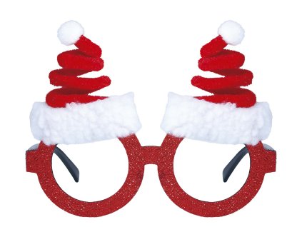 Okuliare - Vianočné čiapky