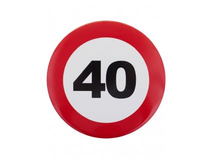 Odznak dopravná značka - 40.