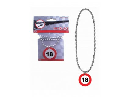 Párty náhrdelník - dopravná značka 18.