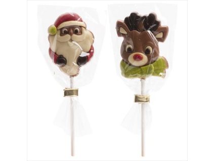 216038 PIRULETAS CHOCOLATE NAVIDAD 20 GR 2 MODELOS SURT. 1