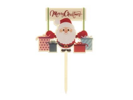 354135 CAKE TOPPER PAPA NOEL 16X105 CM 2