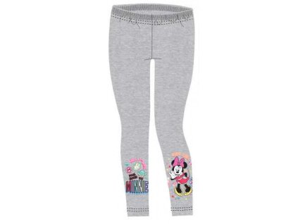 Detské zateplené legíny - Minnie Mouse sivé
