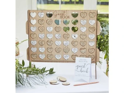 Kniha hostí so srdiečkami