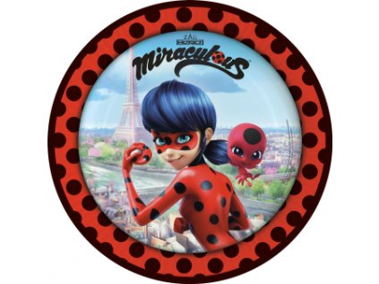 Papierové taniere - Miraculous 23 cm