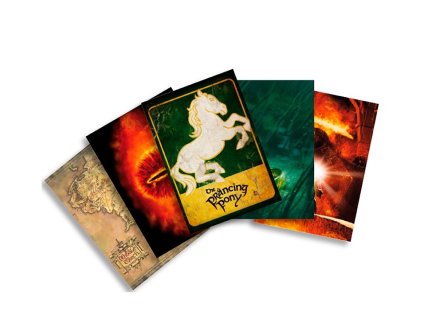 lord of the rings postcards set 1 x5 148x105