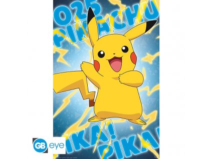 pokemon poster maxi 915x61 foil pikachu