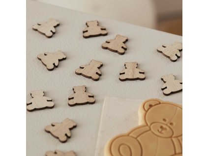 Drevené konfety - medvedík 13 g