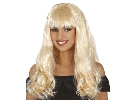 Parochňa - dlhá blond s ofinou