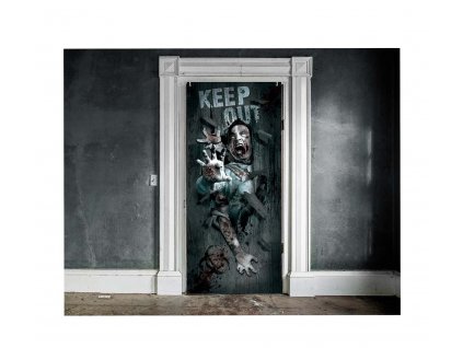 Dekorácia na dvere - Keep out