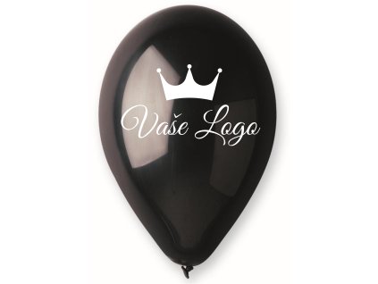 Balónik s logom - Čierny 26 cm
