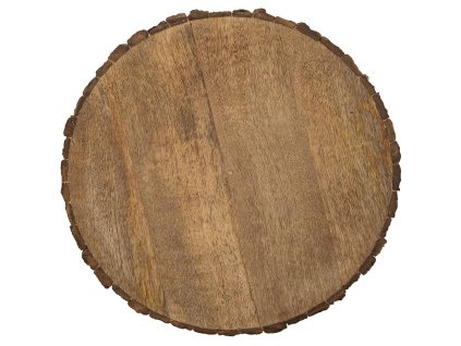 Okrúhla servírovacia podložka - drevo/ kôra Ø 39 cm