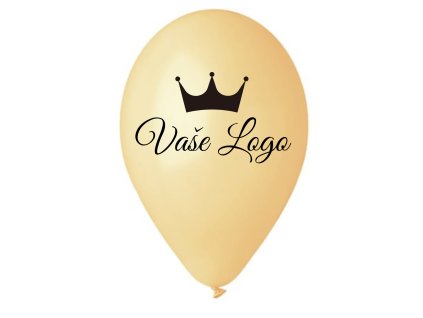 Balónik s logom - Telový 26 cm