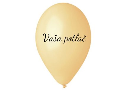 Balónik s textom - Telový 26 cm