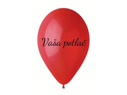 Balónik s textom - Červený 26 cm