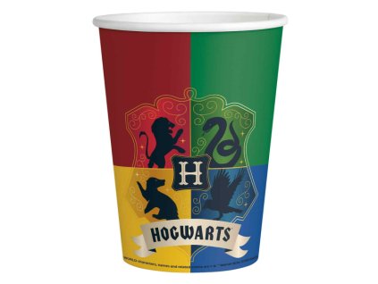 Papierové poháre - Harry Potter fakulty 250 ml