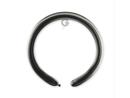 Tvarovací balónik chrómový sivý