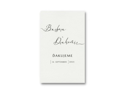 Etiketa na fľašu - Simple