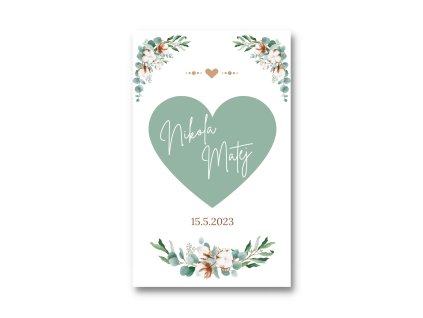 Etiketa na fľašu - Mint Folk