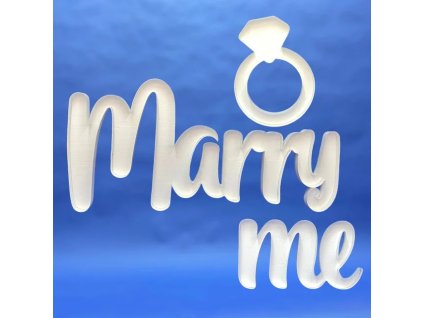 Šablóna na balóny - Marry me