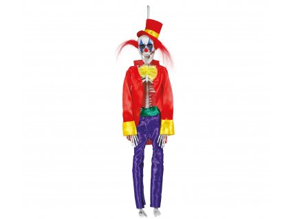 Visiaca dekorácia - Kostra klauna 40 cm