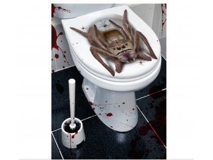Dekorácia na toaletnú dosku - Pavúk
