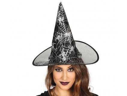 Dámsky čarodejnícky klobúk - Pavučina