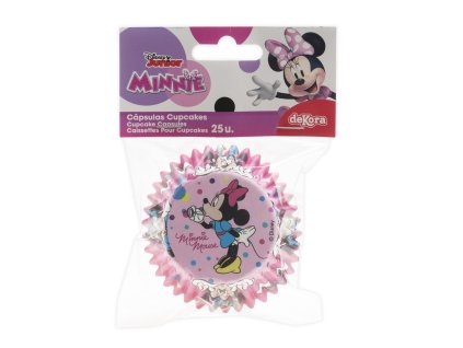 339264 BLISTER 25 CAPSULAS CUPCAKE MINNIE Ø 5CM H 3CM 10