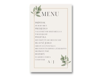Menu - Eucalyptus