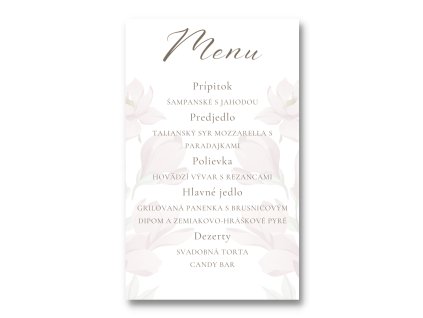 Menu - Magnólia