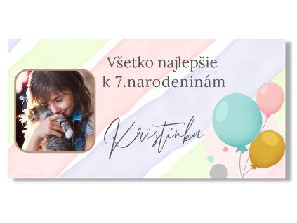 86874 narodeninovy banner s fotkou pastel birthday