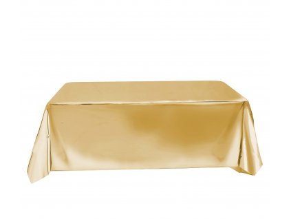 Metalický obrus - Zlatý137 x 274 cm