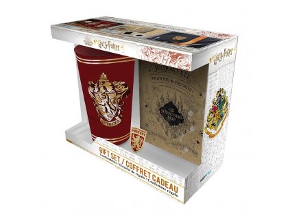 harry potter pck xxl glass pin pocket notebook gryffindor