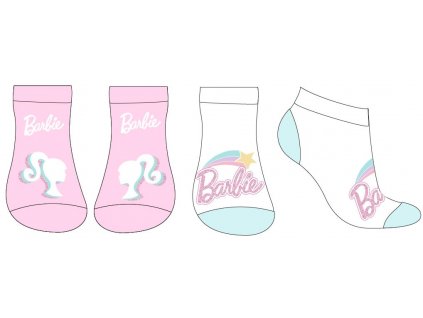 Kotníkové ponožky - Barbie 2 ks