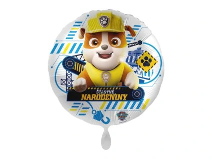 Fóliový balón - Šťastné narodeniny Rubble