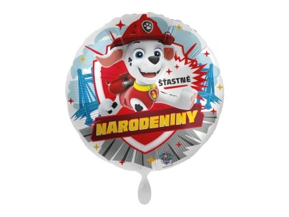 Fóliový balón - Šťastné narodeniny Marshall