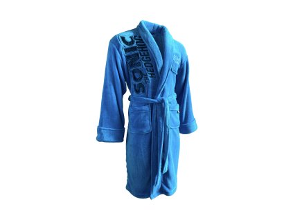 93723 Sonic Class of 91 Mens Hoodless Robe F3