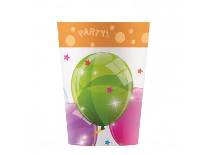Párty pohár Trblietavé balóny 250ml 1ks