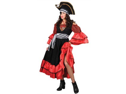Kostým Karibská pirátka - Premium