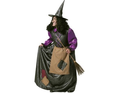 Dámsky kostým Stará čarodejnica - Premium