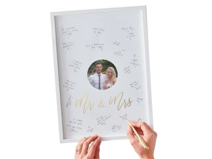 Kniha hostí - Podpisový rámček