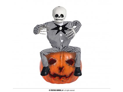 Halloweenska záhradná dekorácia - Kostra 60 cm