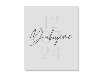 Visačka na darček - Elegant