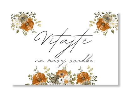 Uvítacia tabuľa - Autumn Time