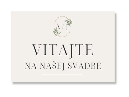 Uvítacia tabuľa - Eukalyptus