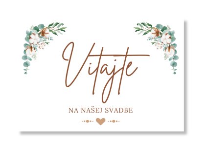 Uvítacia tabuľa - Mint folk