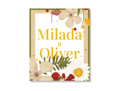 Visačka na darček - Rozkvitnutá lúka