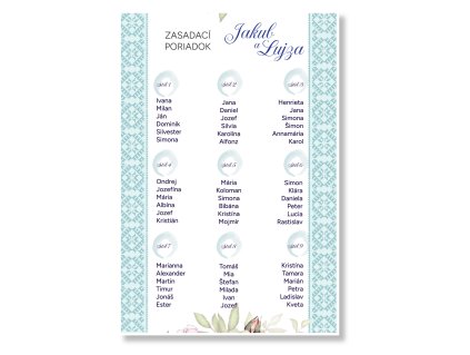 Zasadací poriadok - Rustic