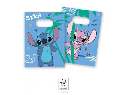 Darčeková párty taška - Stitch 4 ks