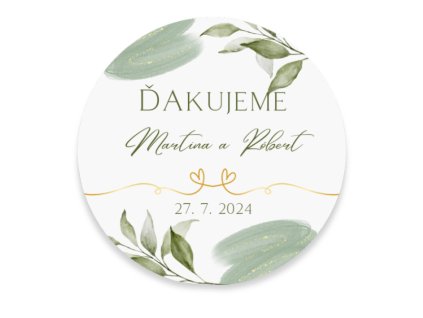 Magnetka - Green & Gold